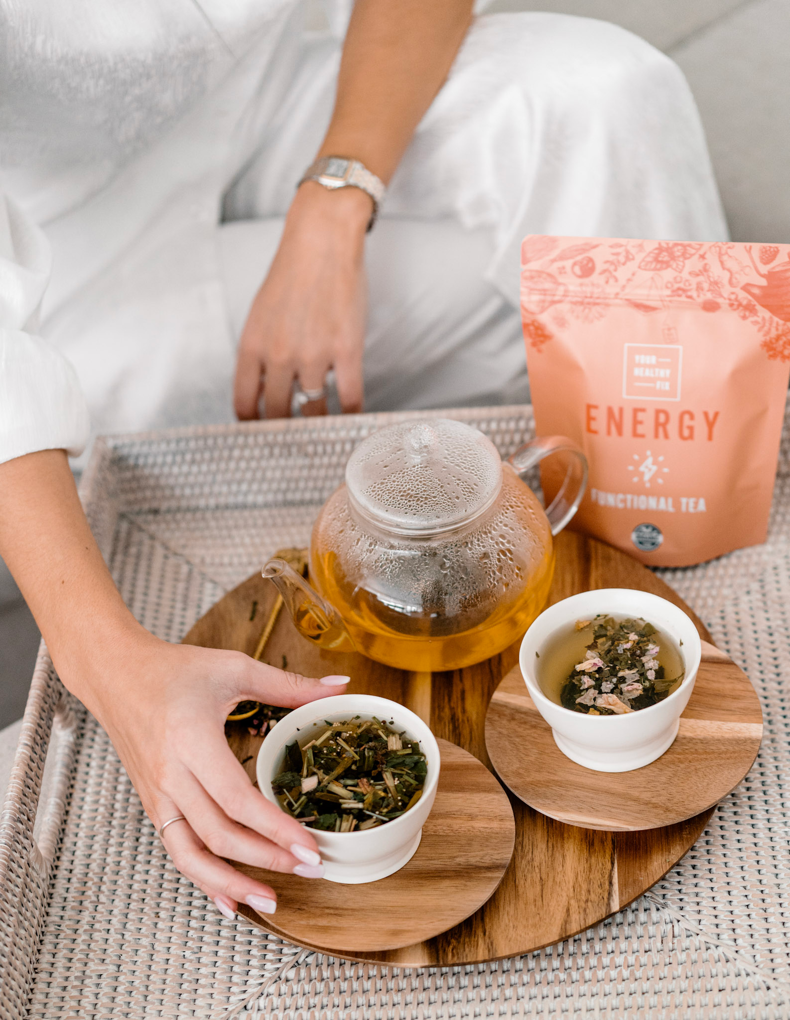 Functional green teas